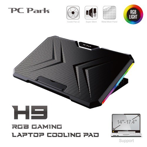 PC Park H9 RGB筆記型散熱座 現貨 廠商直送