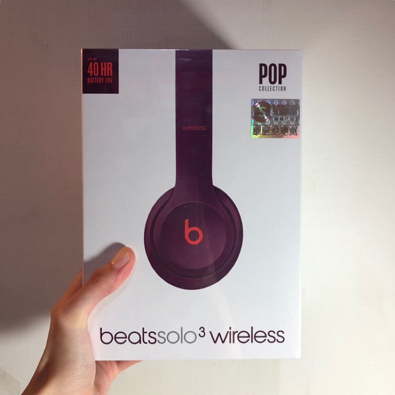 急售Beats Solo3 Wireless頭戴式耳機 – Beats Pop Collection – Pop 洋紅色