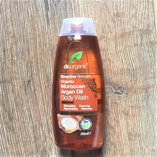 英國製 Dr. Organic Moroccan Argan Body Wash 有機 摩洛哥堅果油 緊緻沐浴乳 新品