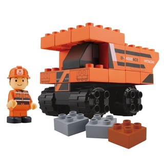 BANDAI BlockLabo Rigid Dump Truck Set 積木組 卸貨卡車 (07472) 得寶 相容
