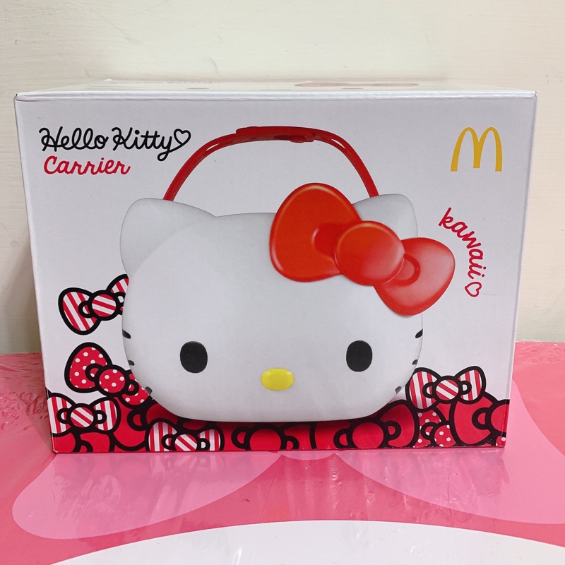 限量 全新現貨 台灣麥當勞 Hello Kitty汽車置物籃