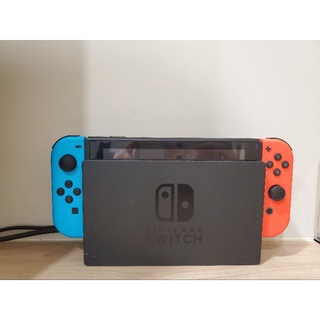 二手 任天堂 Nintendo Switch 電光藍 電光紅 電力加強版 主機 台灣公司