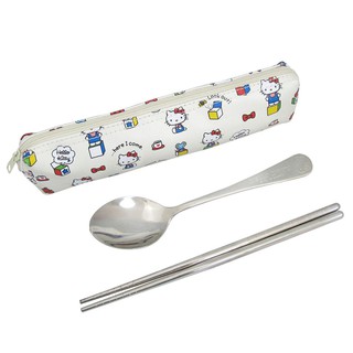 免運 Hello Kitty 304環保餐具組-積木款 KS-8337A