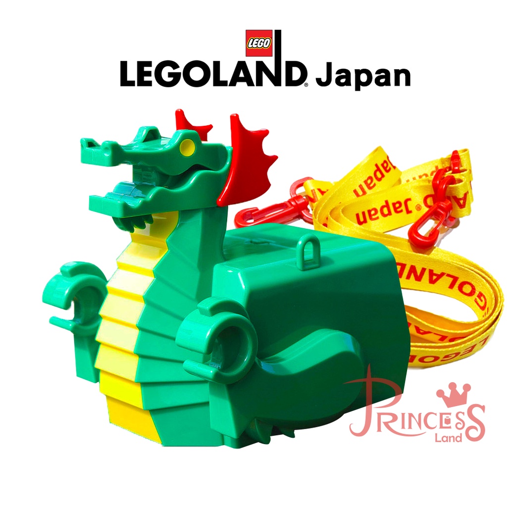 公主樂糕殿 LEGO 日本 名古屋 樂高樂園限定 爆米花桶 城堡 龍 綠龍 請看商品敘述
