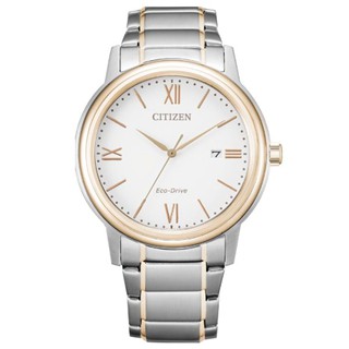 CITIZEN星辰錶 AW1676-86A PAIR系列 簡約時尚光動能腕錶/白面 41.5mm