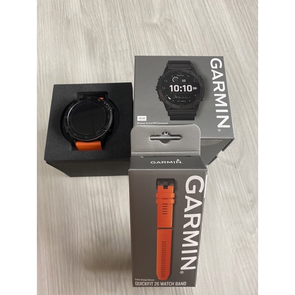 garmin tactix delta solar 太陽能複合式戰術錶 GPS 血氧 贈橘色錶帶