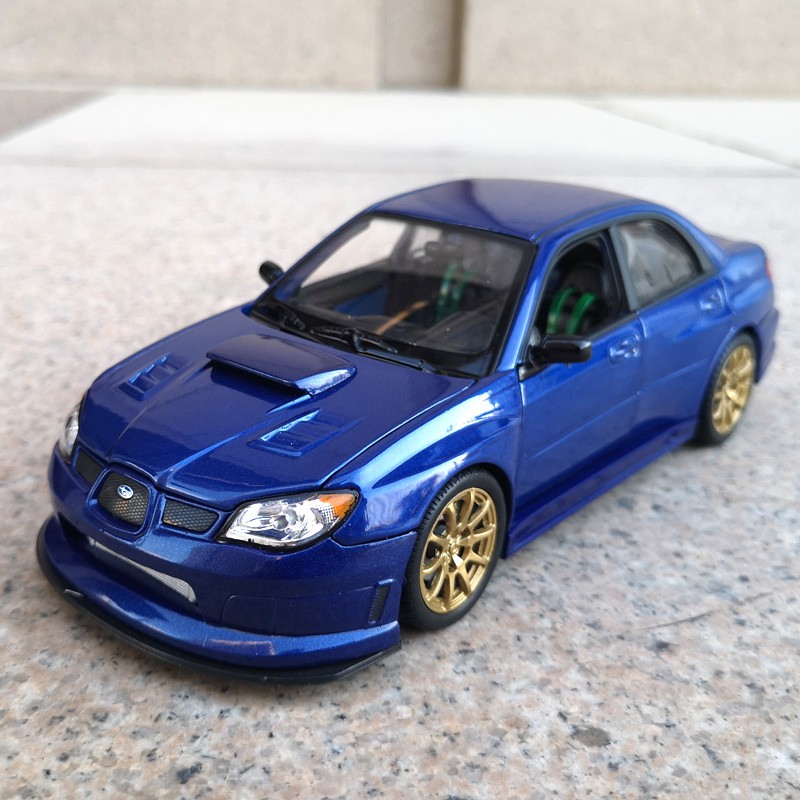 阿莎力  SUBARU 硬皮鯊 WRX STI 速霸陸 1/24 正版授權 合金車 welly 威利