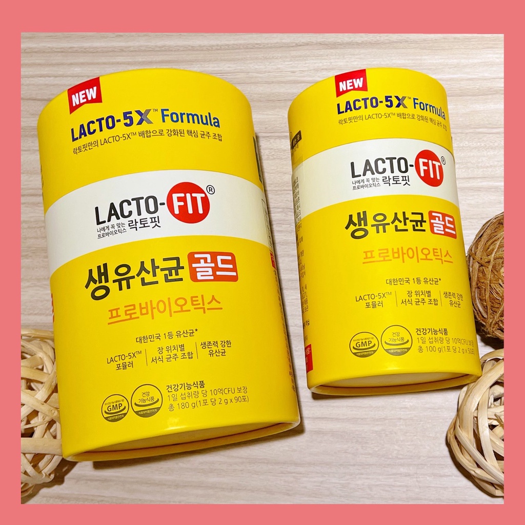 韓國LACTO-FIT益生乳酸粉-黃色90入/60入(全家適用)