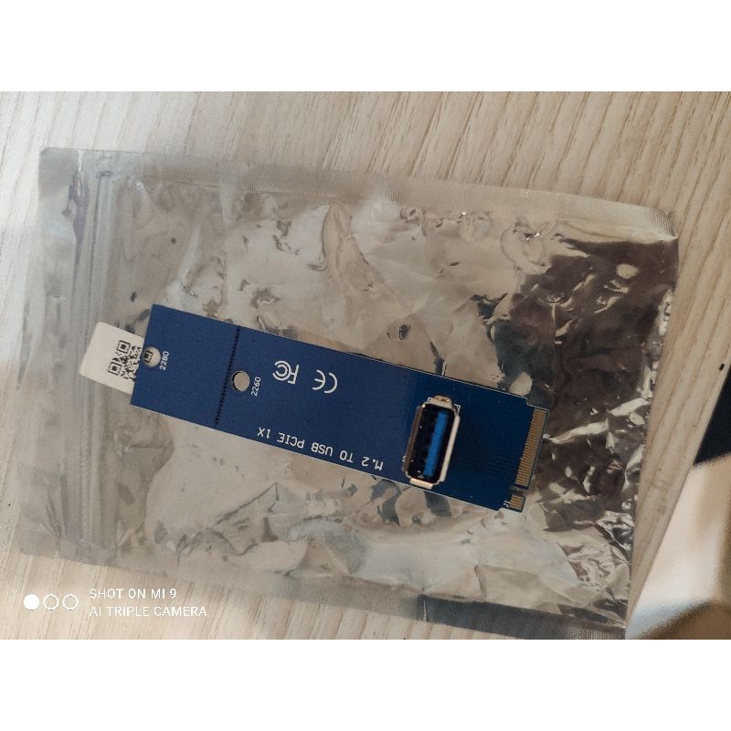 NGFF M.2轉PCIE USB3.0 轉接卡 外接顯示卡 全新