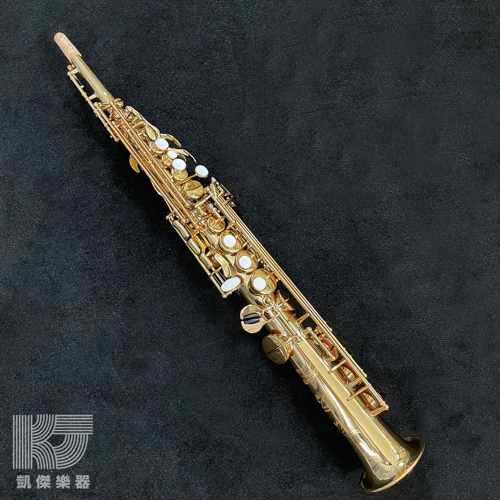 G-Class GS-888 鍍金漆 黃銅按鍵 Soprano Sax 高音薩克斯風 KJ 代理【凱傑樂器】