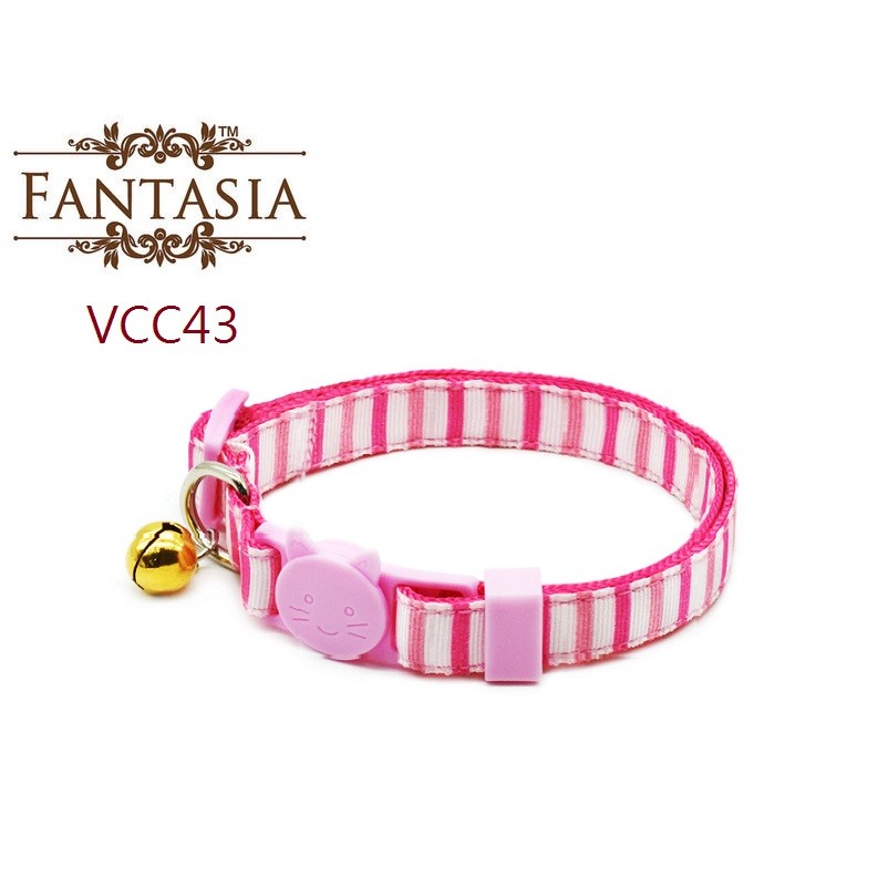 【VCC43】成貓安全項圈(S) 安全插扣 防勒 貓項圈 鈴鐺 范特西亞 Fantasia