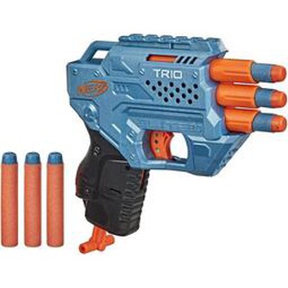 孩之寶 NERF 菁英系列 射擊三重奏 軟彈槍 安全子彈 玩具槍