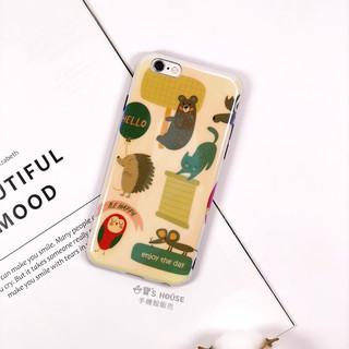 藍光動物手機殼 軟殼 適用 iPhoneXS iPhone 6 Plus iPhone 6S Plus iPhoneX
