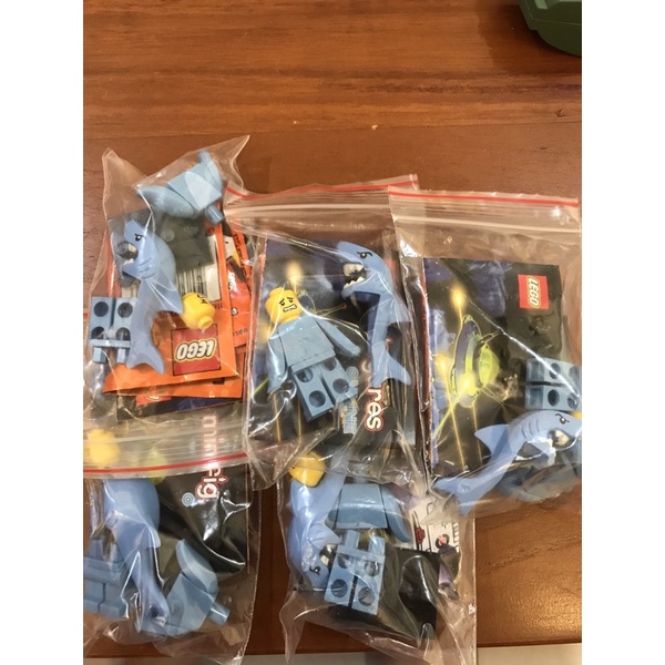 LEGO 樂高 人偶包 71011 抽抽樂 第15代   鯊魚人