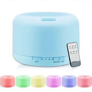精油香氛水氧機 500ml 暖光/彩光 送遙控器 【LifeShopping】[保險+保固] 插頭升級