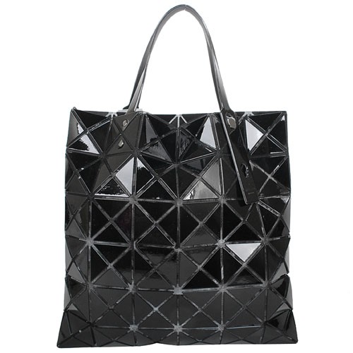 ISSEY MIYAKE  BAOBAO -BAOBAO幾何方格6x6手提包(黑)