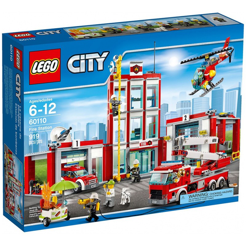 ［想樂］全新 樂高 Lego 60110 City 城市系列 消防局 Fire Station