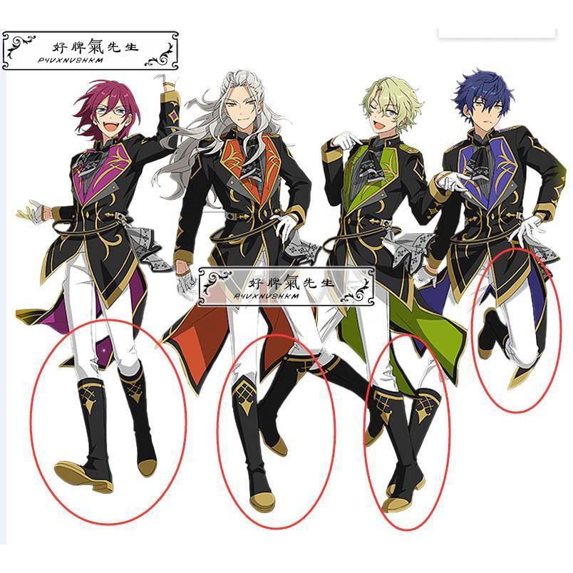 下殺 偶像夢幻祭eden 亂凪砂巴日和七種茨漣純cos鞋定做 蝦皮購物