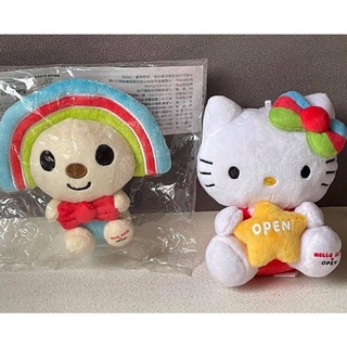 7-11 聯名款 OPEN! x KITTY吊飾 聯名絨毛娃娃 玩偶 娃娃機 公仔