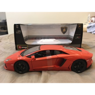 Lamborghini藍寶堅尼1:18 Aventador LP700-4 橘色 高階模型車
