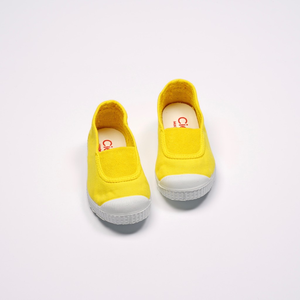 CIENTA 西班牙國民帆布鞋 75997 70 鮮黃色 經典布料 童鞋