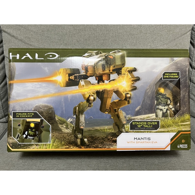 現貨 HALO 最後一戰 士官長 EVA 機甲UNSC 螳螂 機器人 載具 3.75吋 4吋 人偶 非 暗源 酸雨戰爭