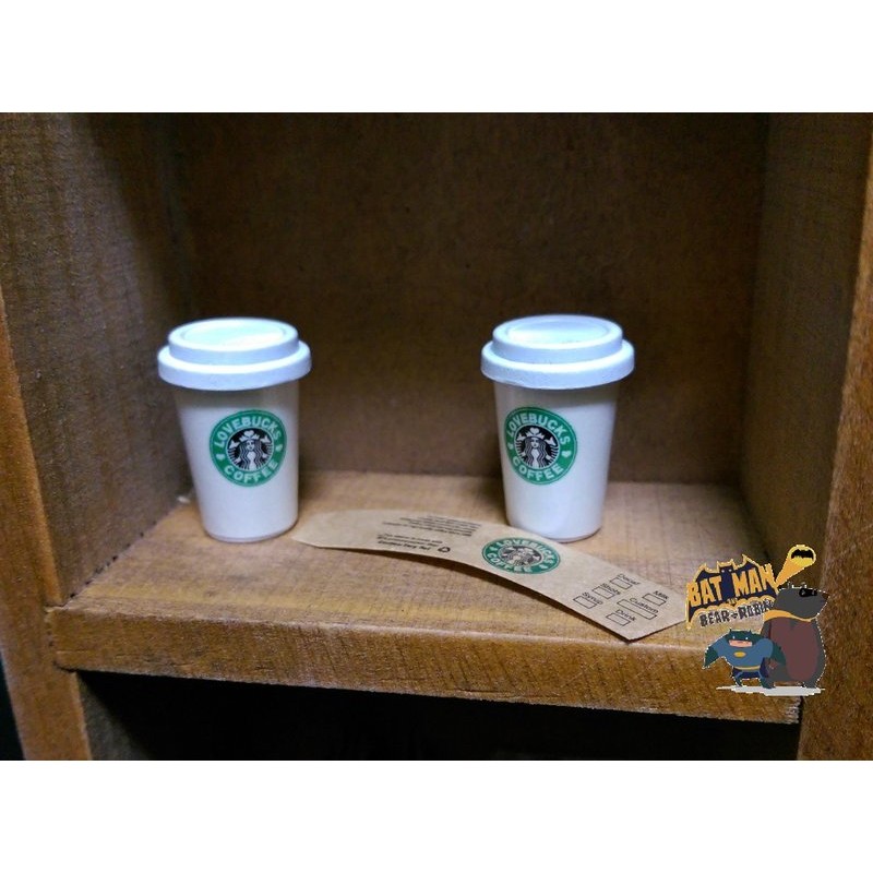 [熊拍賣]『星巴克』1:6公仔12吋人偶家具背景場景配件飲料咖啡STARBUCKS拿鐵