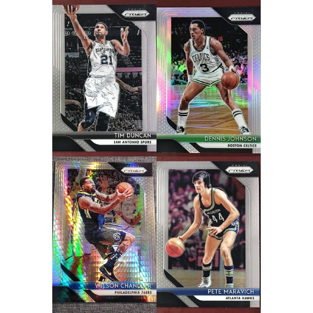 2018-19 Prizm John Wall Ben Simmons Tim Duncan Bam Adebayo