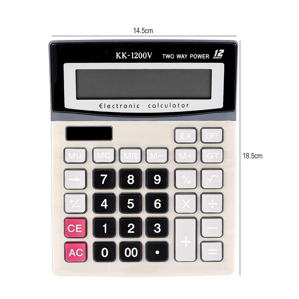 大面積大支手專用計算機lcd 易攜 好按 間隔大不會按錯2種供電方式太陽能或3號aa電池 蝦皮購物