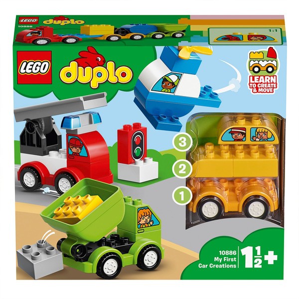 ㊕超級哈爸㊕ LEGO 10886 我的第一套創意汽車組合 Duplo系列