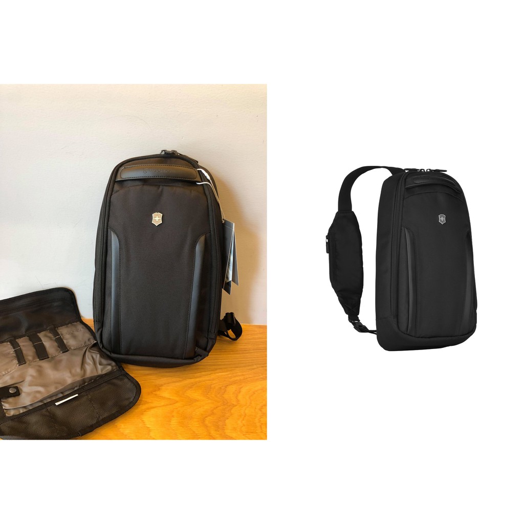 Victorinox 瑞士維氏 多層口袋單肩後背包 iPAD平板安全口袋附配件袋 606796