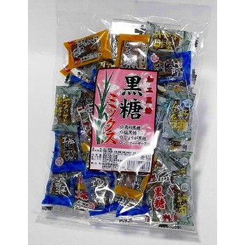 日本沖繩黑糖綜合包(角切黒糖、塩黒糖、生薑黒糖、香檬黒糖等口味)_預購