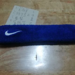 Nike藍色運動頭套