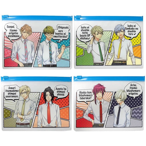 A3! 日本全家超商夾鏈袋 春組 夏組 秋組 冬組 茅崎至 千景 三好一成 斑鳩三角 古市左京 莇 有棲川譽 御影密