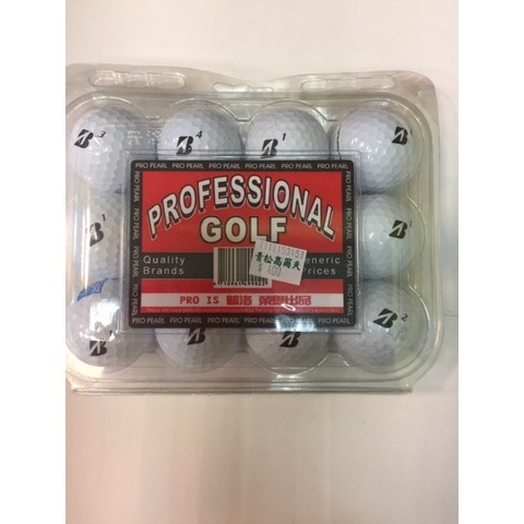 青松高爾夫 BRIDGESTONE(大B)高爾夫球~8-9成新~一盒350元