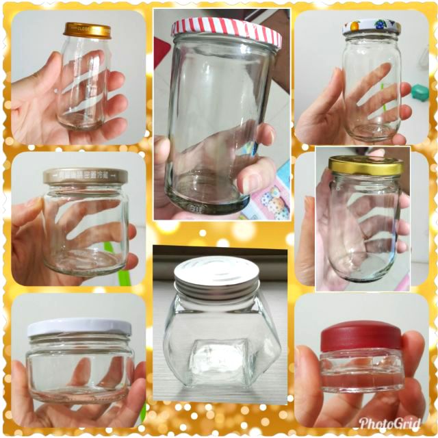 玻璃罐 罐子 空罐 造型罐(可放 果醬 寶寶副食品) 瓶子 空瓶 造型瓶 玻璃瓶 實驗瓶 密封瓶 透明罐 密封罐 釀醋罐