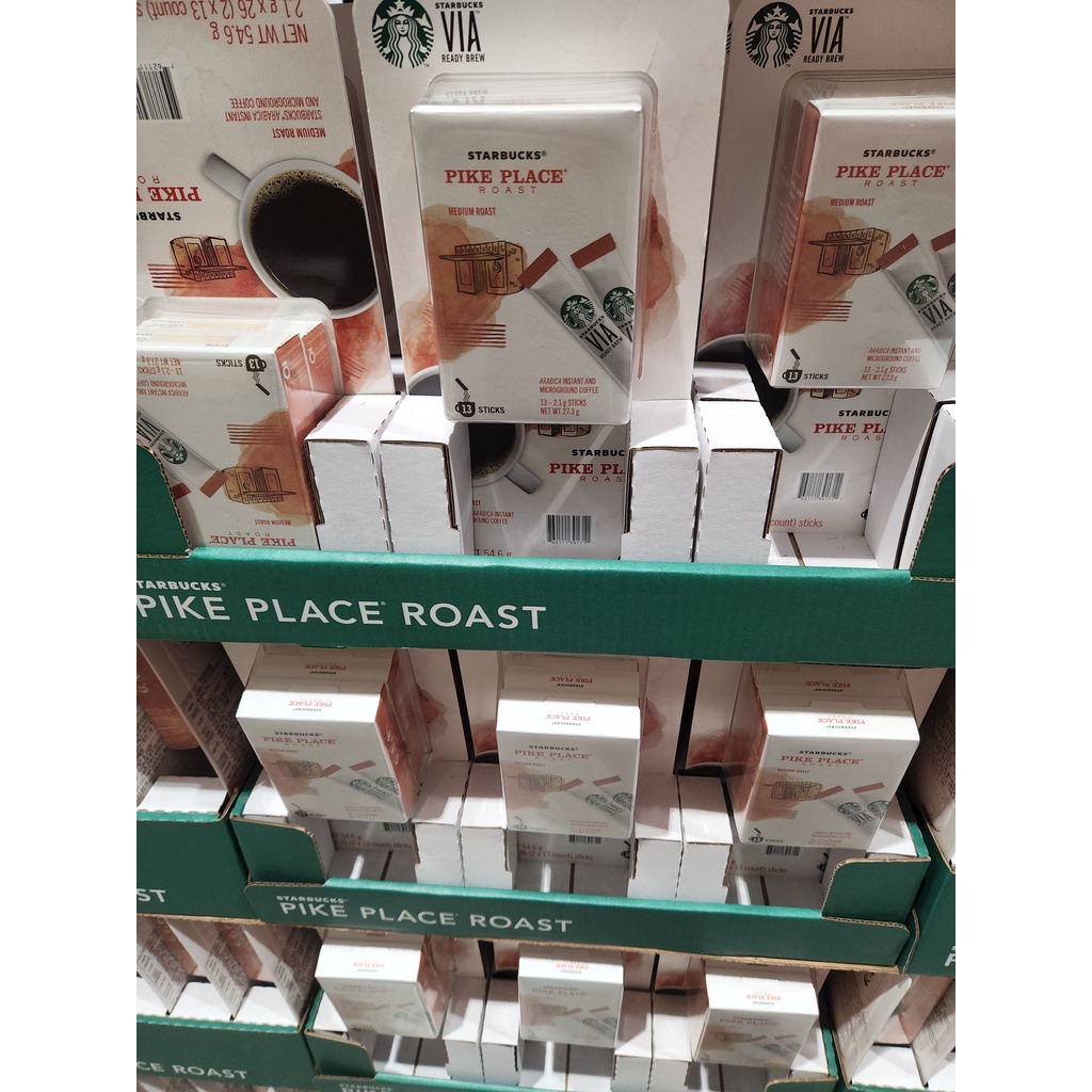 [高雄STY代購] Costco 好市多 Starbucks 星巴克市場即溶研磨咖啡 (一包2.1g x 26)
