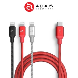 『二手』亞果元素 PeAk II USB-C 對 Lightning 充電線 金屬編織 黑色 pd 快充 type c