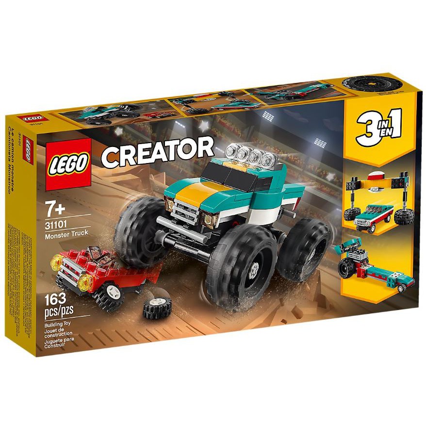 ［想樂］全新 樂高 Lego 31101 Creator 三合一創意 怪獸卡車