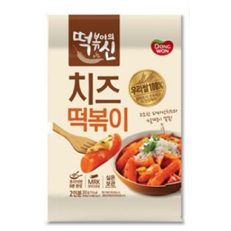 韓國 遠東8分即食辣炒年糕料理包-起司口味