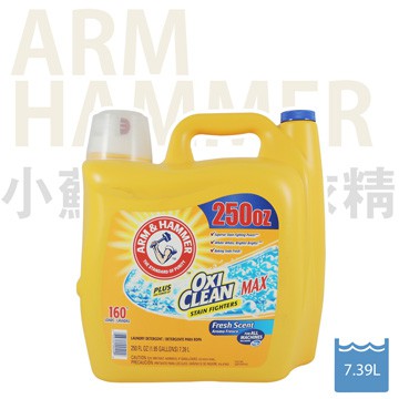 愛的小舖_ARM&amp;HAMMER 濃縮強效洗衣精-小蘇打粉添加配方 美國原裝進口 7.39L