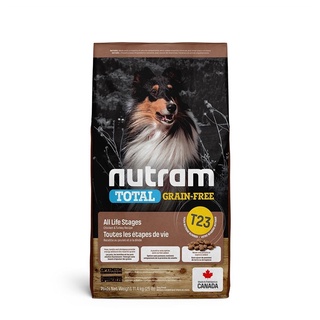 【紐頓Nutram】無穀全能系列T23 火雞+雞肉潔牙全齡犬11.4KG 毛貓寵