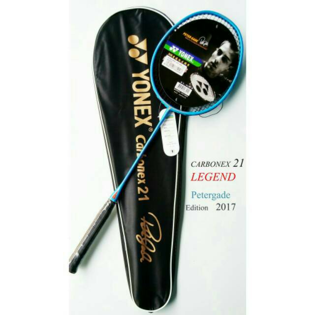 Yonex Carbonex 21 藍色傳奇 PETERGADE 球拍 SP 羽毛球版