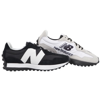 ☆小B之都☆ Foot Locker x New Balance 327 MS327BW1 黑白 陰陽 撞色 台灣未發