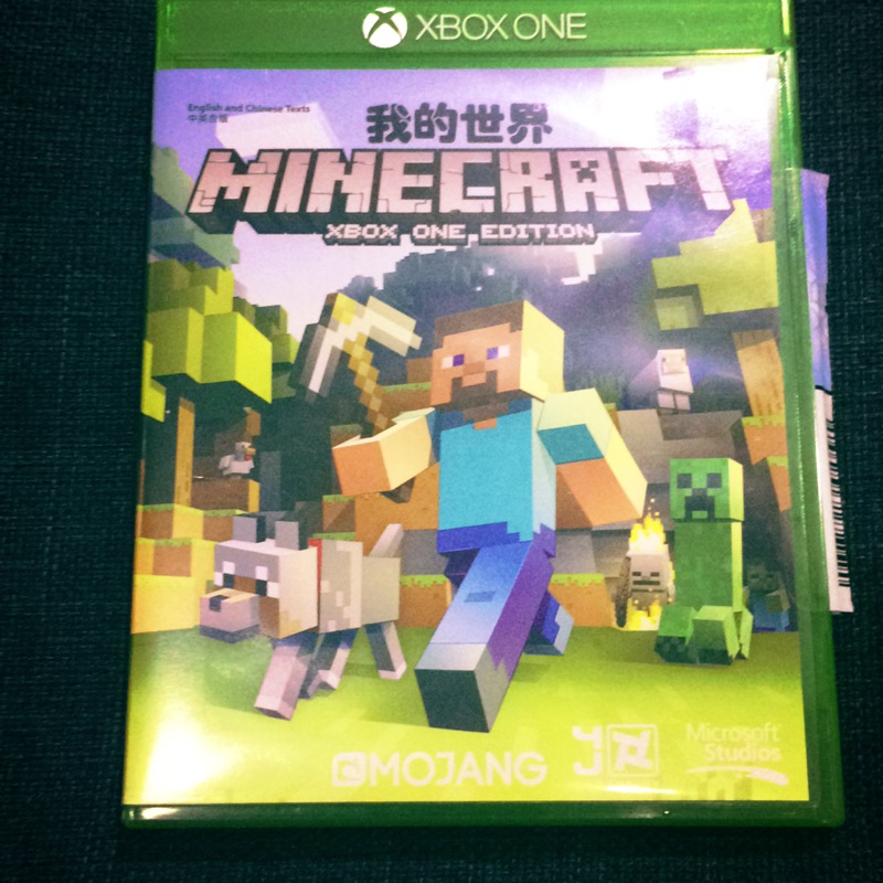 Xbox one minecraft 我的世界 遊戲九成新