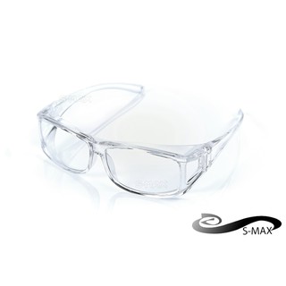 促銷價★送眼鏡盒★可包覆近視眼鏡於內 【S-MAX專業代理品牌】 UV400太陽眼鏡 透明PC鏡片