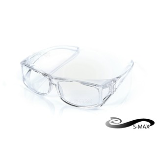 促銷價★送眼鏡盒★可包覆近視眼鏡於內 【s-max專業代理品牌】 uv400太陽眼鏡 透明pc鏡片