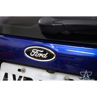 [老爸包膜店] FORD 福特 FOCUS MK3.5 五門版專用車標膜(一對) 改色 改裝 卡夢 反光 裝飾 貼紙