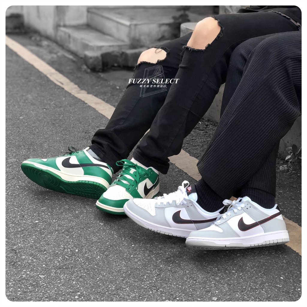 Image of 【逢甲FUZZY】Nike Dunk Low Lottery 彩票 灰 DR9654-001 DQ0380 綠 100 #1