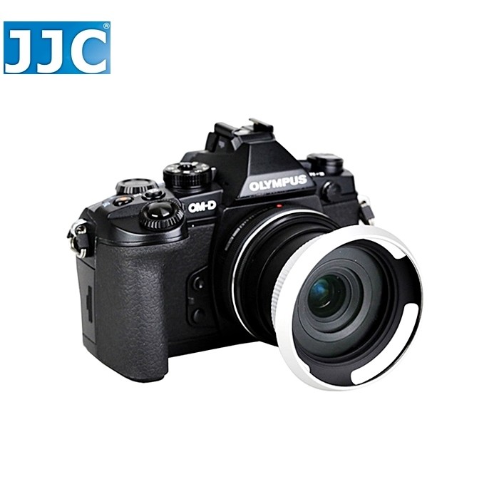 又敗家JJC自動國際Panasonic副廠鏡頭蓋含遮光罩12-32mm f3.5-5.6 HD自動鏡頭蓋DMWFLC37